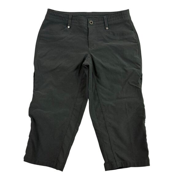 Kuhl Trekr Capri Pants Womens 2 Hiking Kapri Tech Stretch Travel Nylon Poly - Picture 1 of 16